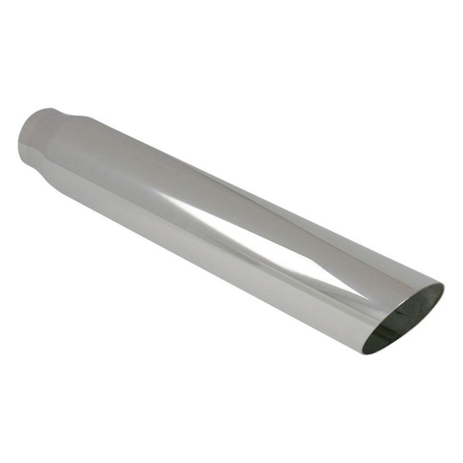 S/S Exhaust Tip w/Slash Cut 2.5in. In-18in. Long