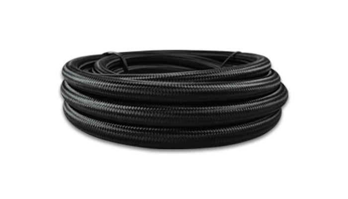 10ft Roll of Black Nylon Braided Hose -4AN