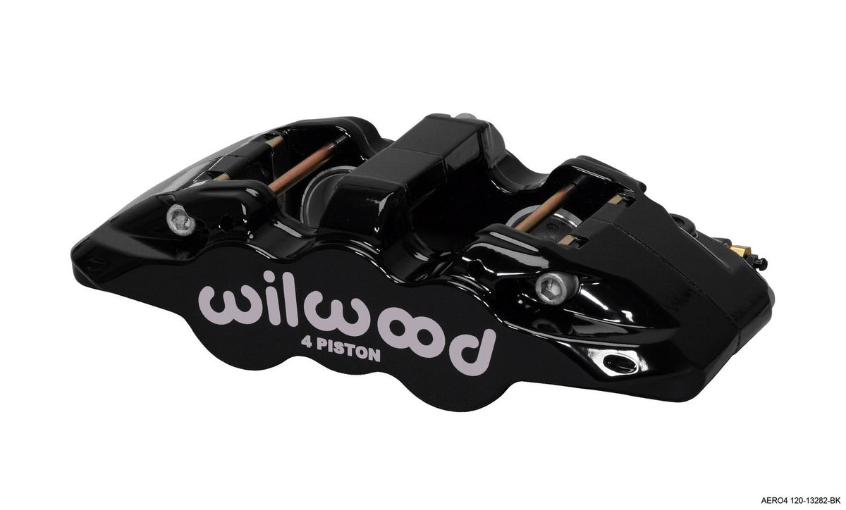 Caliper Aero4 4 Piston L/H 1.25 Rotor Black