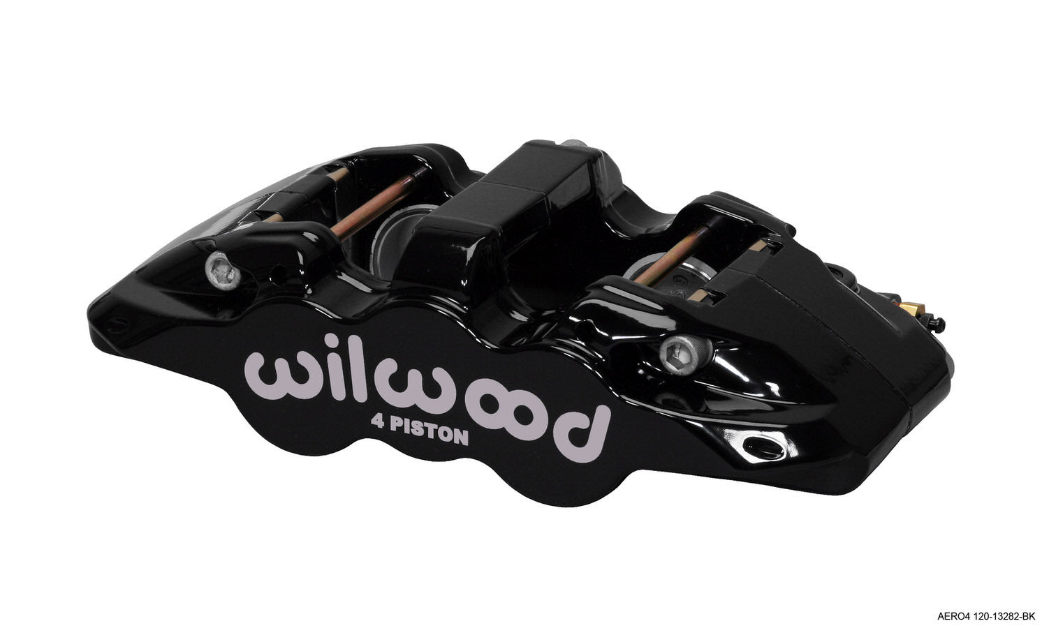 Caliper Aero4 4 Piston L/H 1.25 Rotor Black