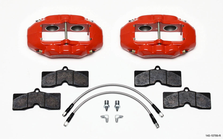 Front Brake Kit 65-82 Corvetee Red