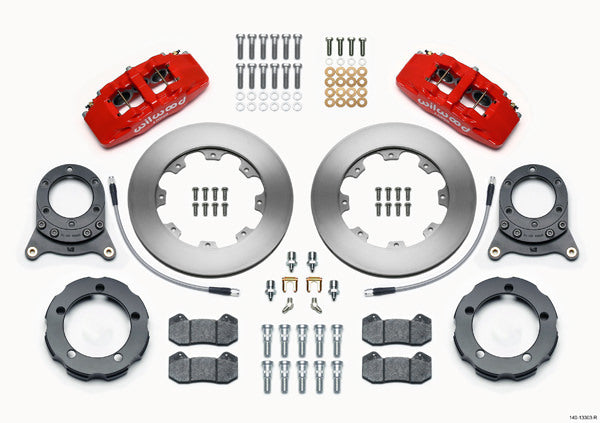 Front Brake Kit Dynapro 66-75 Ford Bronco Red