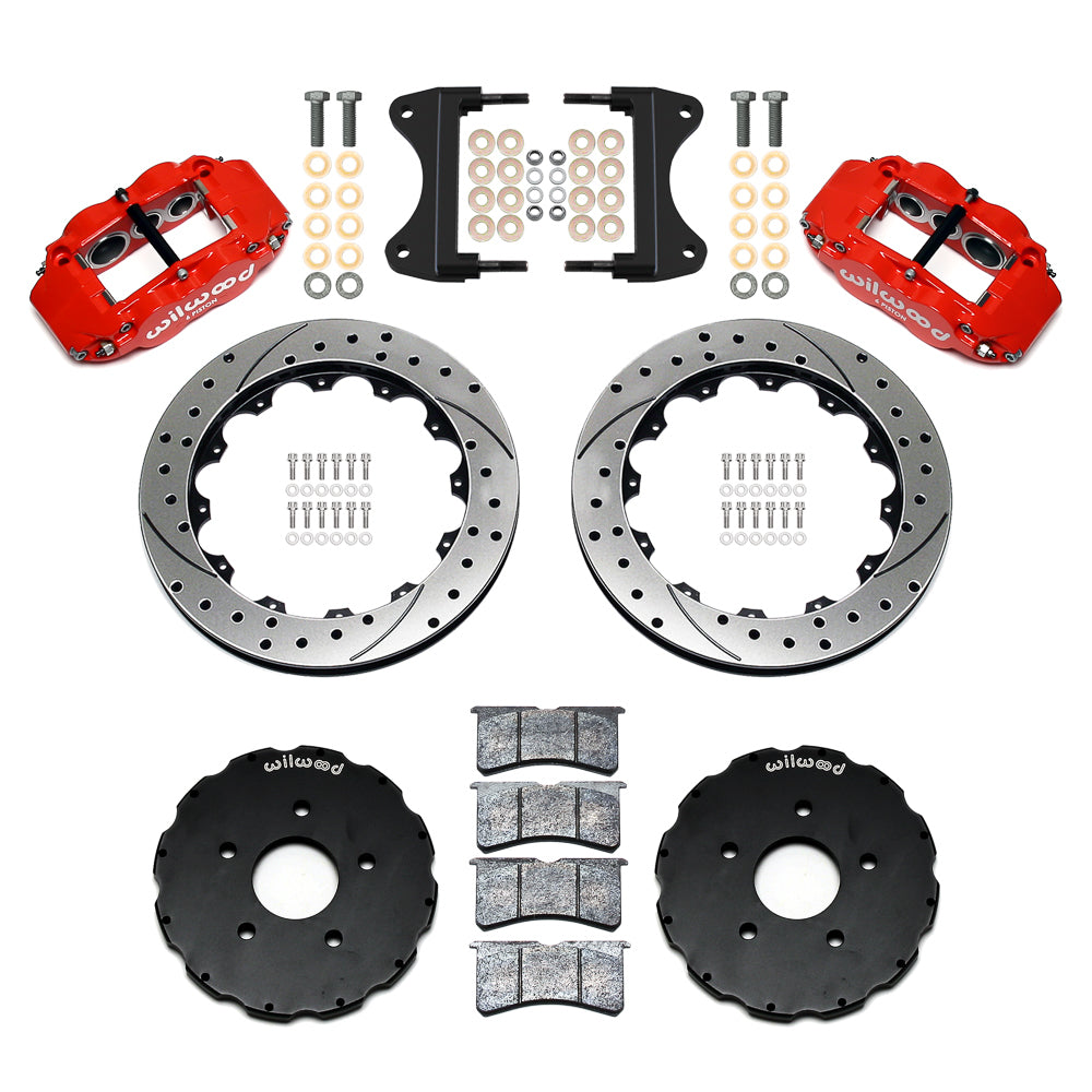 Front Brake Kit FNSL6R 14-19 Corvette 13IN Red