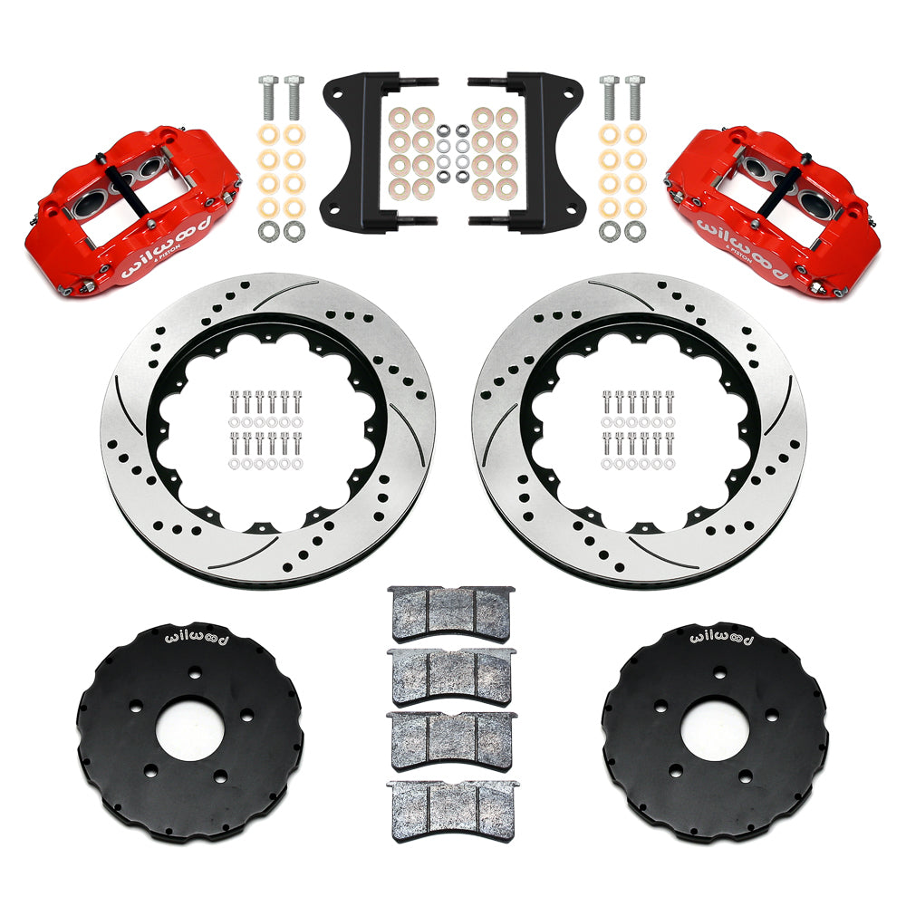 Front Brake Kit FNSL6R 14-19 Corvette 14IN Red