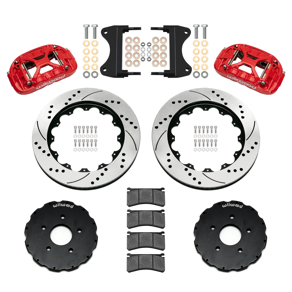 Front Brake Kit XRS6R 14-19 Corvette 14IN Red