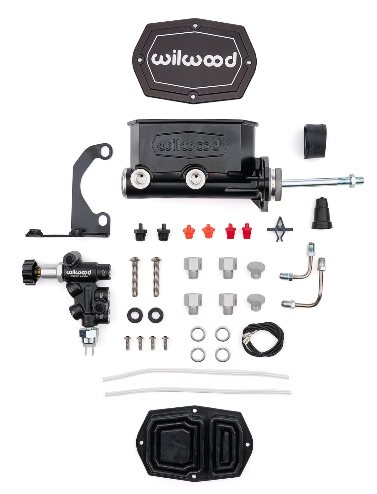 Tandem M/C Kit W/Prop Valve 7/8IN Black