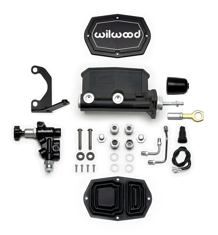 Tandem M/C Kit W/Prop Valve Mustang Black