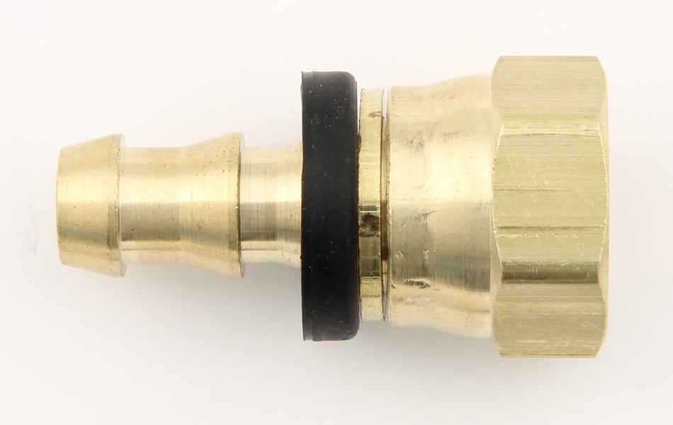 #8 to #10 Str Stl Push- On Hose End