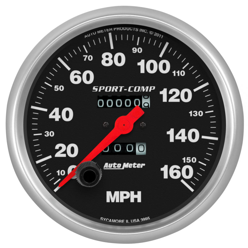 5in Sport Comp 160mph Speedometer