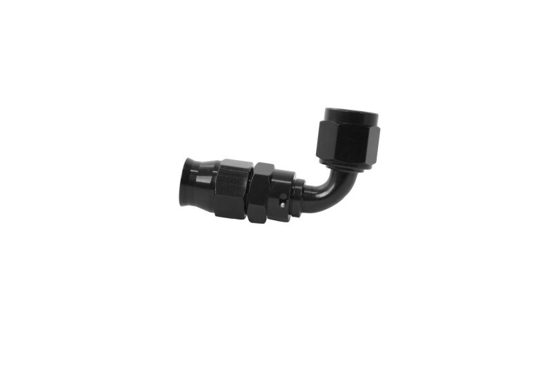 6an 90-Degree PTFE Hose Black
