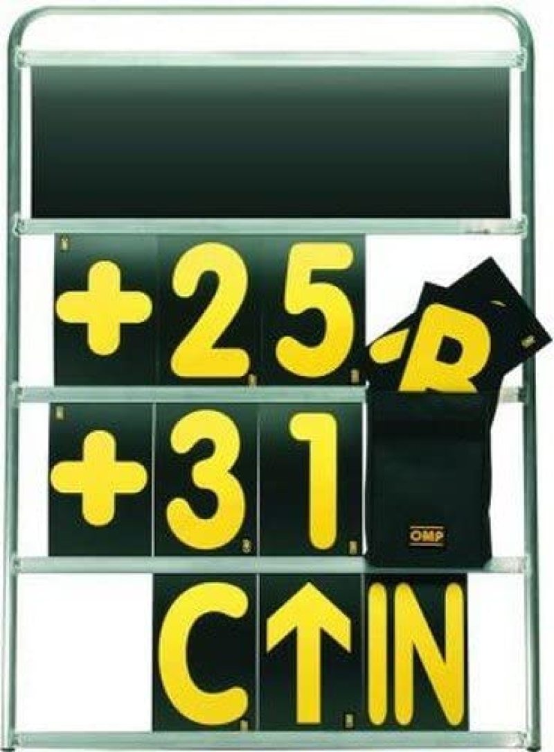 Pit Board 4 Row Alum Frame 100x72cm