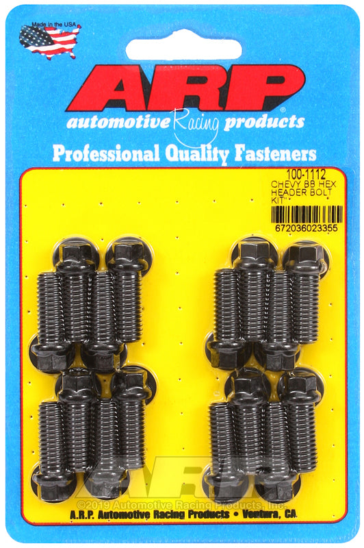 Header Bolt Kit - 6pt. 3/8 x 1.00 UHL (16)