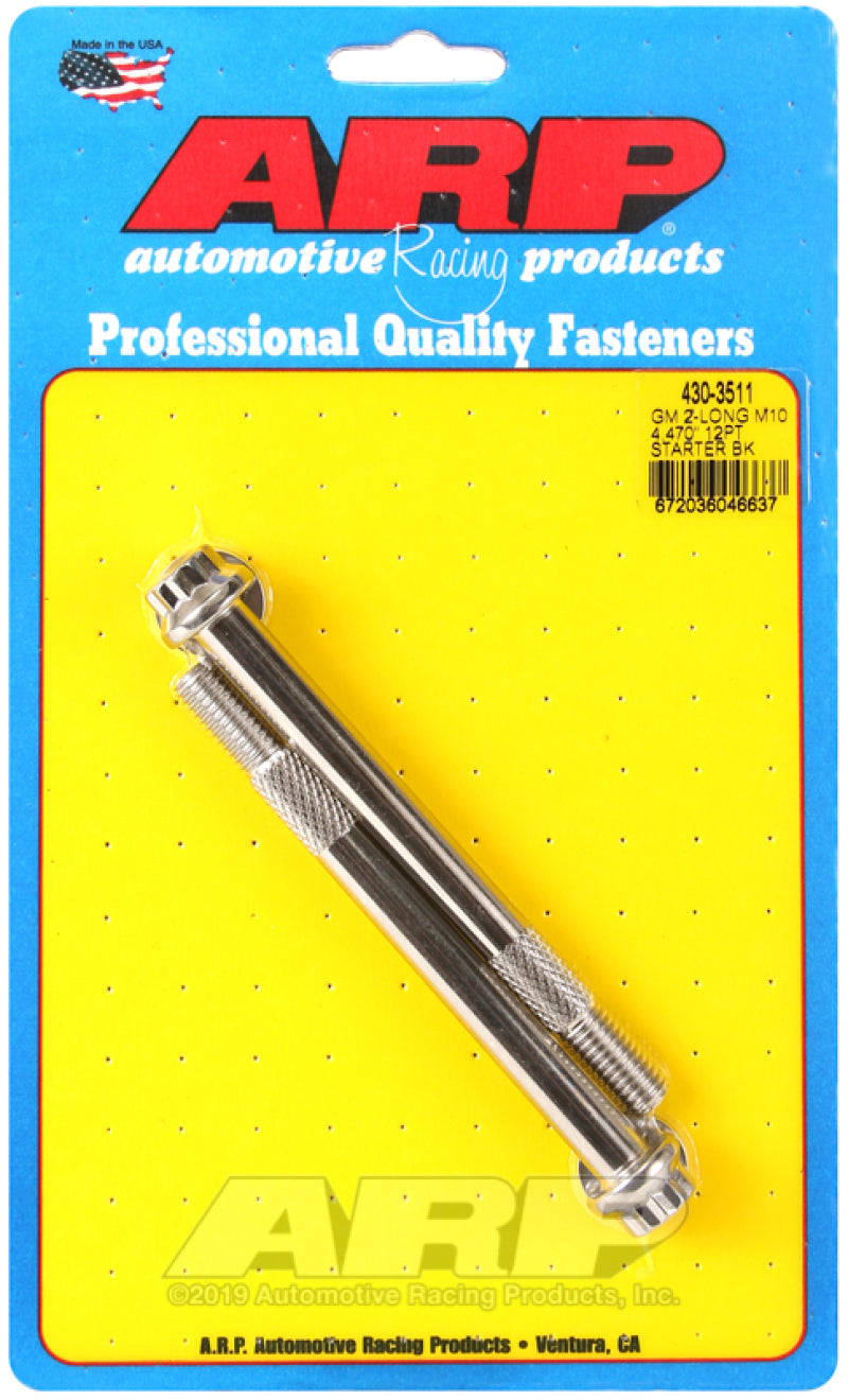 S/S Starter 12pt Bolt Kit 10mm x 4.470 UHL