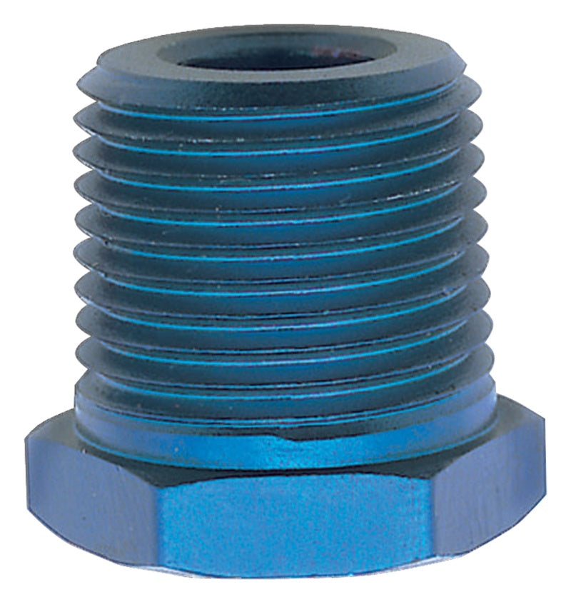 3/8M to 1/4F NPT Bushing Blue