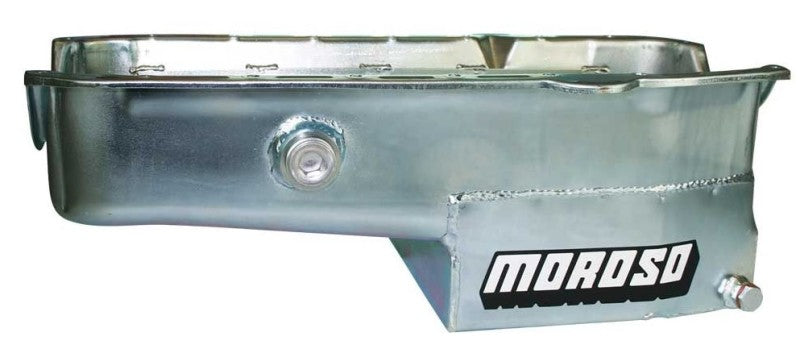 SBC C/T Oil Pan - 7qt. RH Dipstick w/Ins. Plug