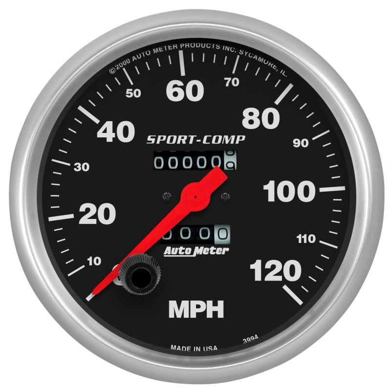 120 Mph Speedometer