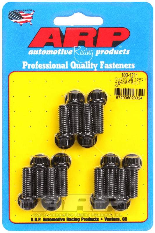 Header Bolt Kit - 12pt. 3/8 x 1.00 UHL (12)
