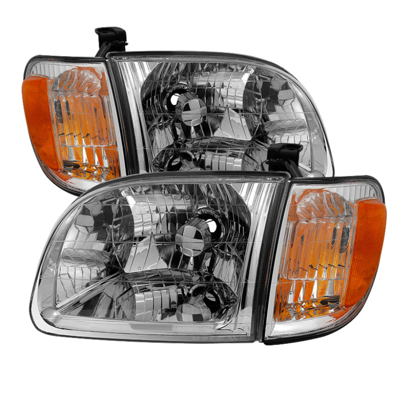xTune Toyota Tundra Regular/Access 00-04 OEM Style Headlights & Corner Lights HD-JH-TTUN00-AM-C