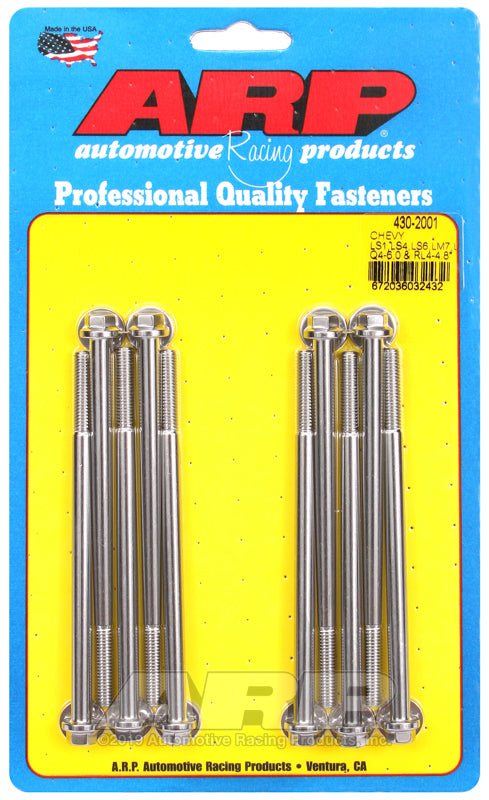 GM LS S/S Intake Bolt Kit 6pt.