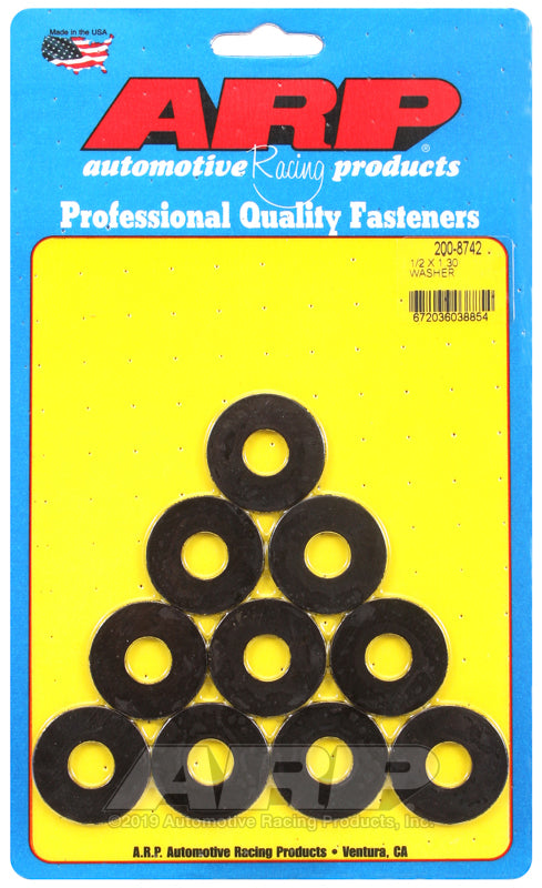 Black Washer - 1/2 ID x 1.300 OD (10pk)