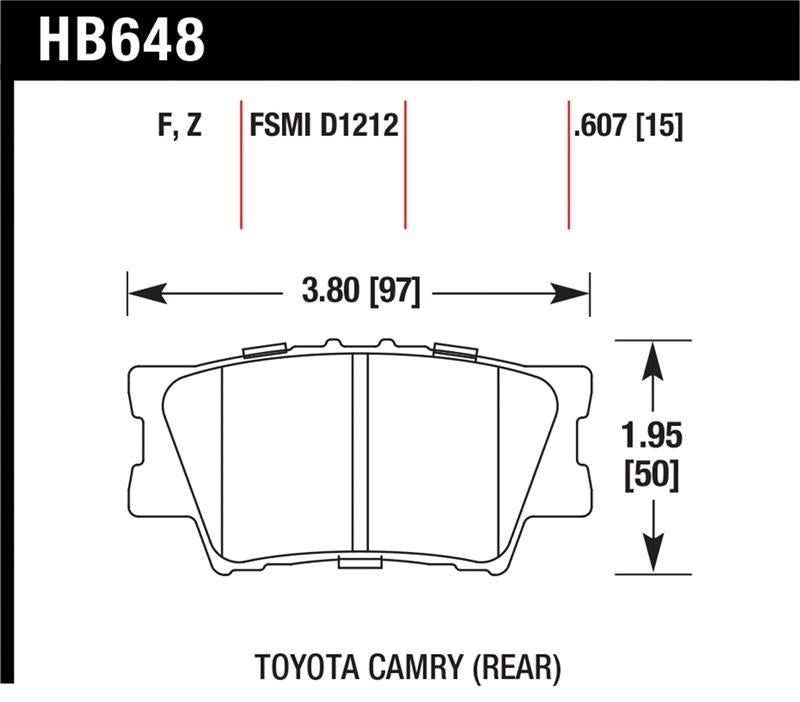 Hawk Performance Ceramic Street Brake Pads