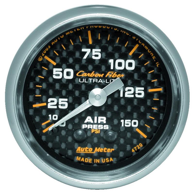 2-1/16in C/F Air Press. Gauge 0-150psi