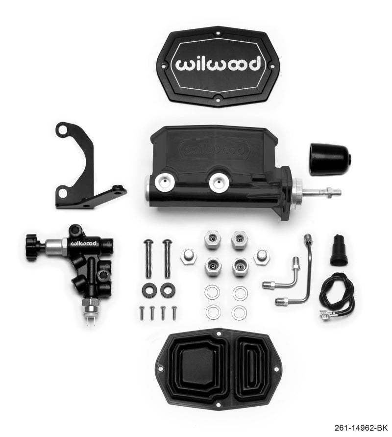Alum. Tandem M/C Kit w. Brkt Prop Valve 15/16in