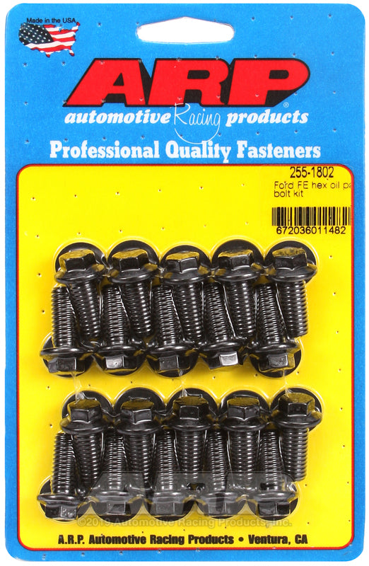 Oil Pan Bolt Kit - 6pt. Ford FE