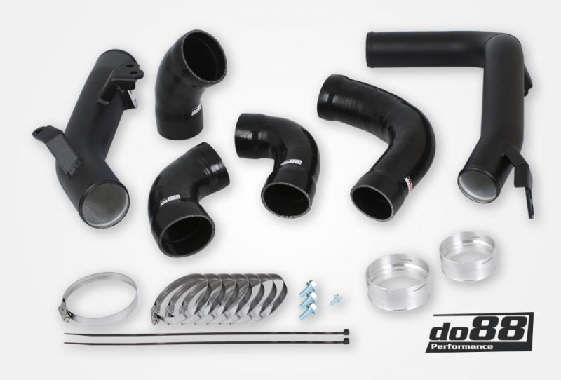 do88 Volvo S60 V60 XC60 V90 S90 XC90 SPA Pressure Pipes Petrol do88 Intercooler Black Hoses