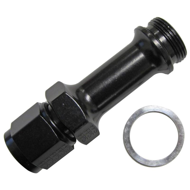 Carb Adapter Fitting #8 x 7/8-20 3in Long Blk