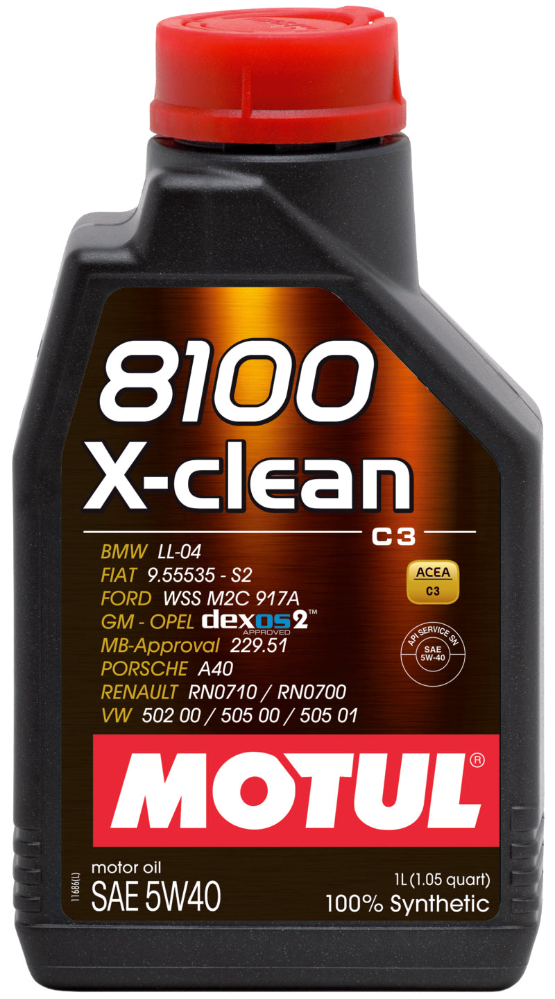 8100 X-Clean 5w40 Oil 1 Liter Dexos2