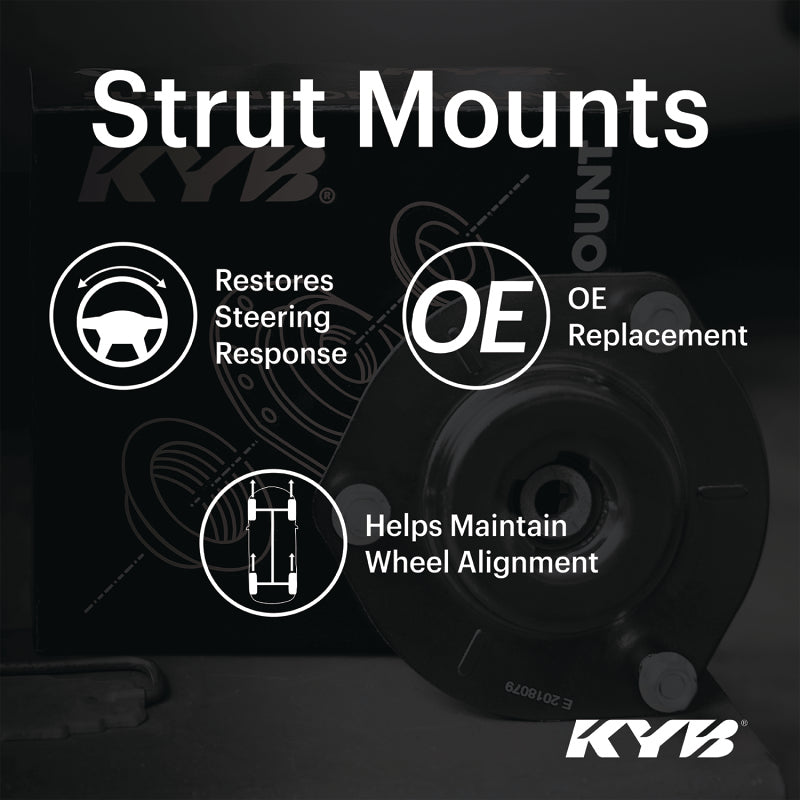 KYB 11-17 BMW X3 / 15-18 BMW X4 Strut Mount Kit - Rear