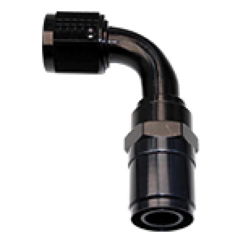 #10 Race-Rite Crimp-On Hose End 90-Degree