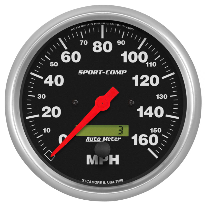 5in Sport Comp. Elec. 160 MPH Speedometer