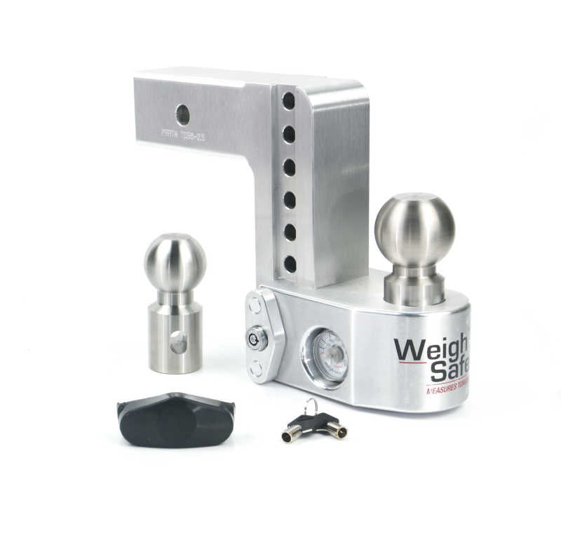 Weigh Safe 6in Drop Hitc h w/ 2.5in Shank