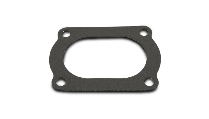Vibrant 4 Bolt Flange Gasket for 4in O.D. Oval tubing (Matches #13177S)