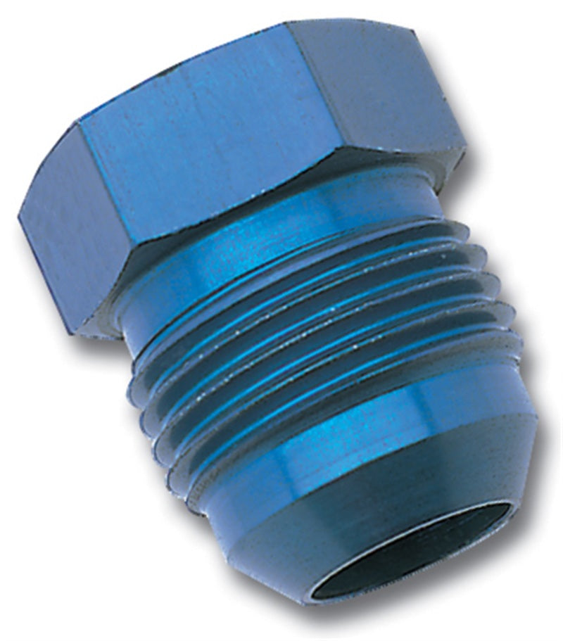 10AN Flare Plug Adapter Blue