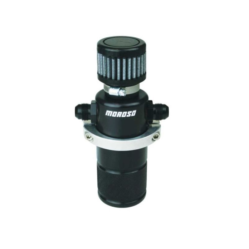 Compact Breather Tank Billet Alm. Black
