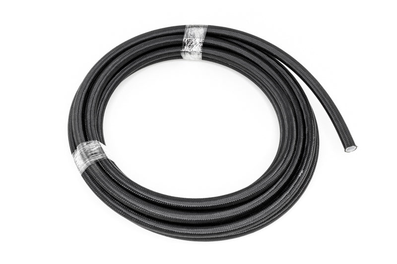 #6 Black Nylon Braided PTFE Hose  20 feet