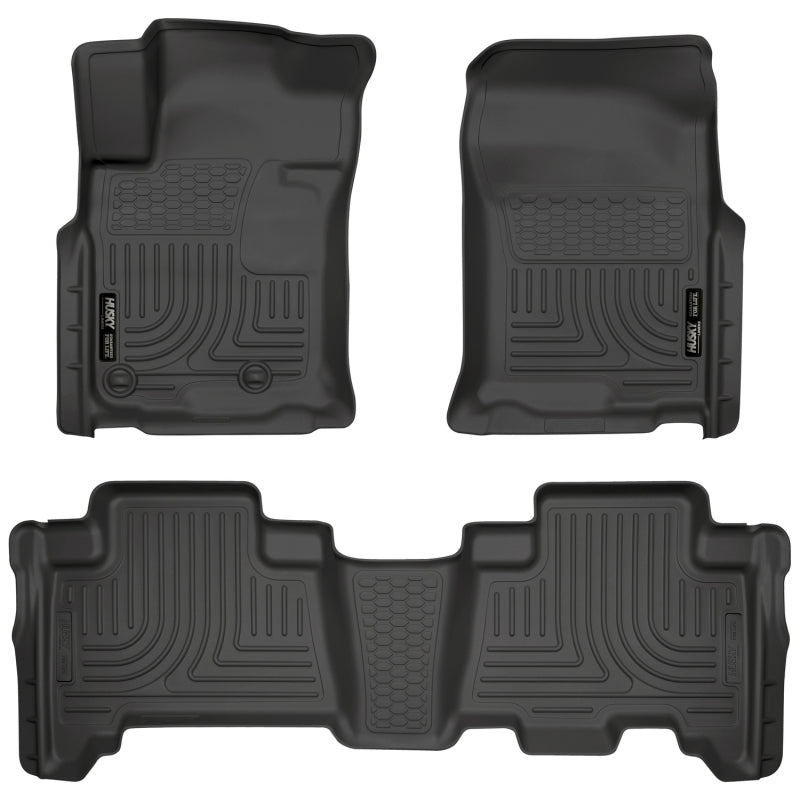 10-13 Lexus GX460 Front/ 2nd Floor Liners Black