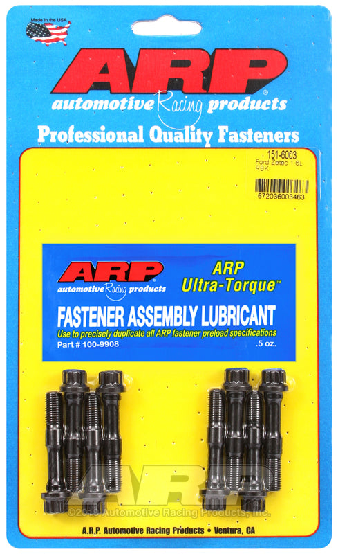 Ford Rod Bolt Kit - 1.6L Zetec