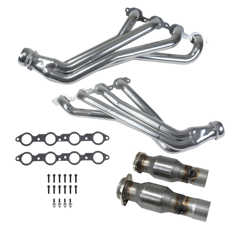 BBK 16-24 Chevy Camaro SS LT1 1-7/8 Headers w/High Flow Catalytic Converters (Silver Ceramic)