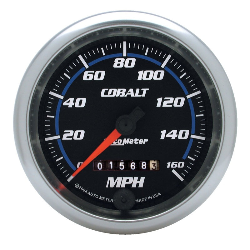 3-3/8 C/S Speedo 160mph w/LED Light