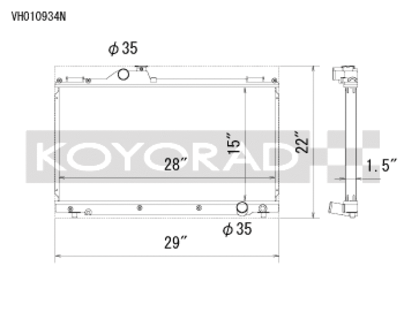 Koyorad 01-05 Lexus IS300 (w/ Manual Transmission) Racing Radiator