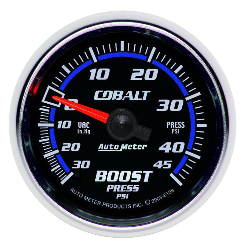 2-1/16 C/S Boost/Vacuum Gauge 30/45