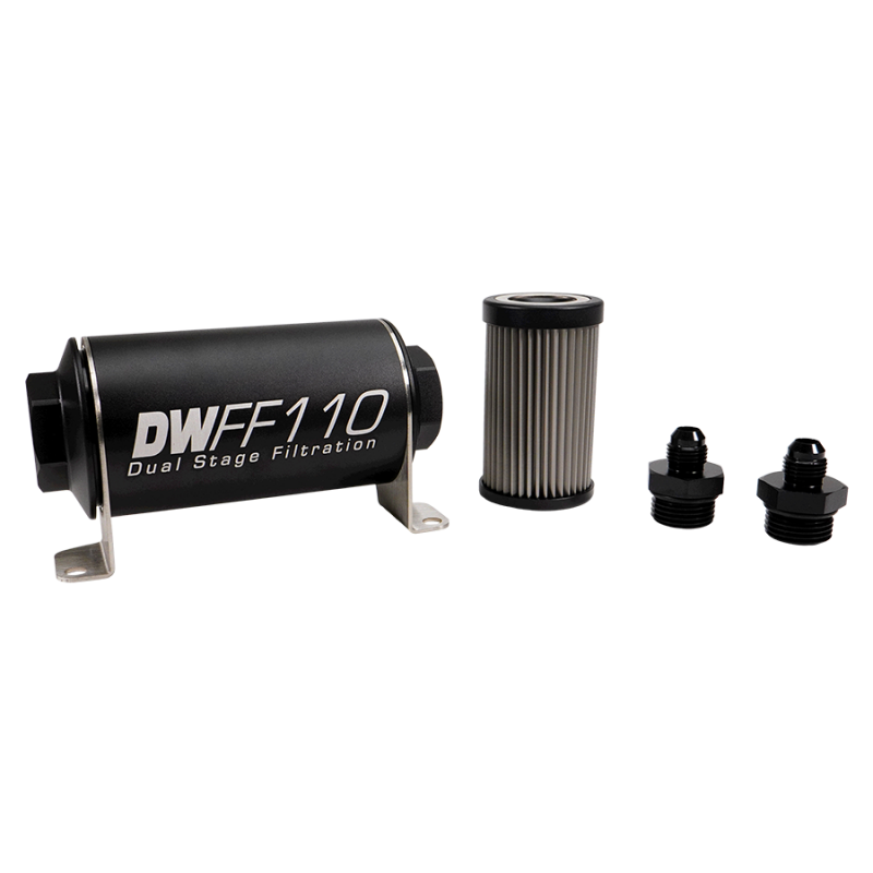 In-line Fuel Filter Kit 6an 10-Micron