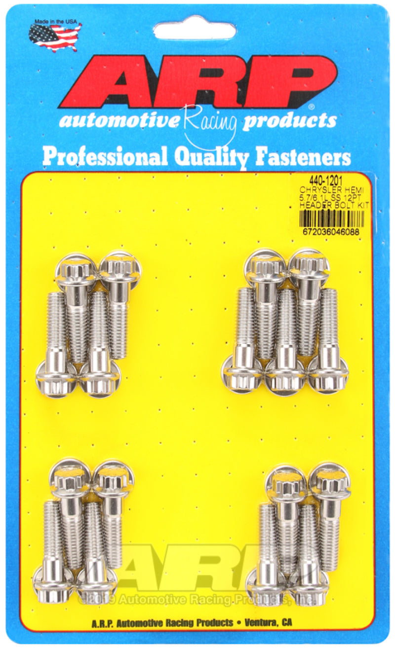 Header Bolt Kit 12pt Mopar 5.7/6.1L Hemi