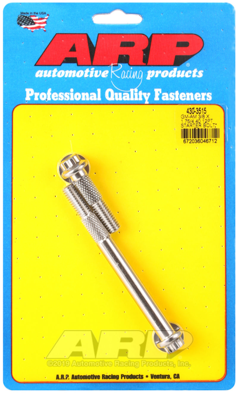 S/S Starter 12pt Bolt Kit