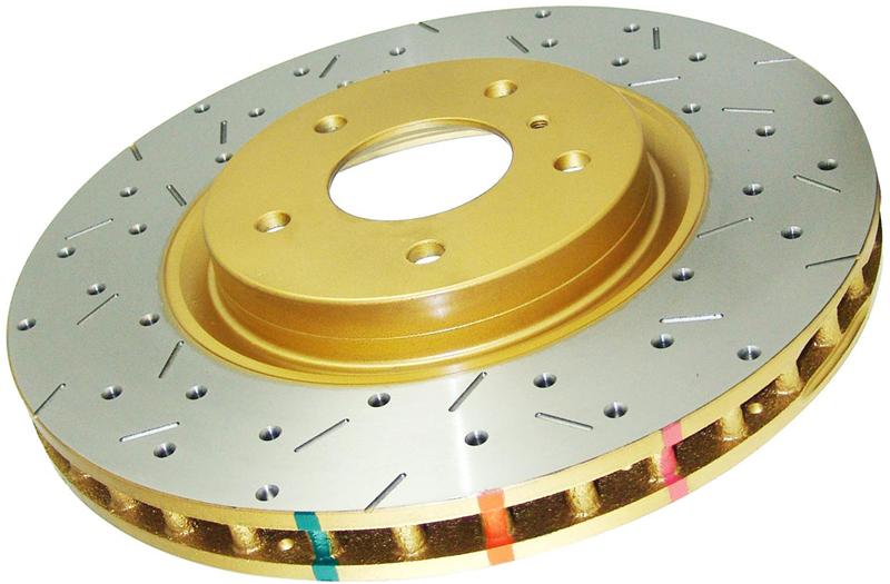 DBA 08-14 Chevrolet Corvette Z51 Rear 4000 Series Slotted Rotors w/Black Hat