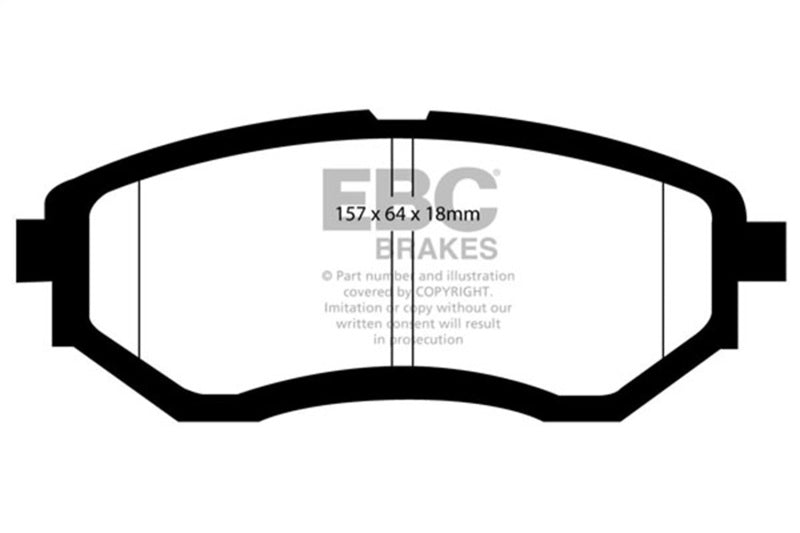 Brake Pads Redstuff Front Subaru 14-18